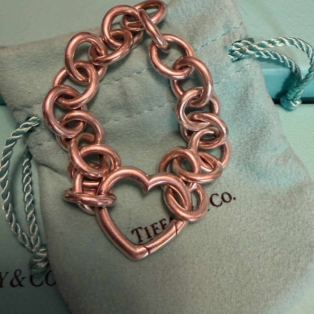 Tiffany & Co heart clasp bracelet **SOLD**